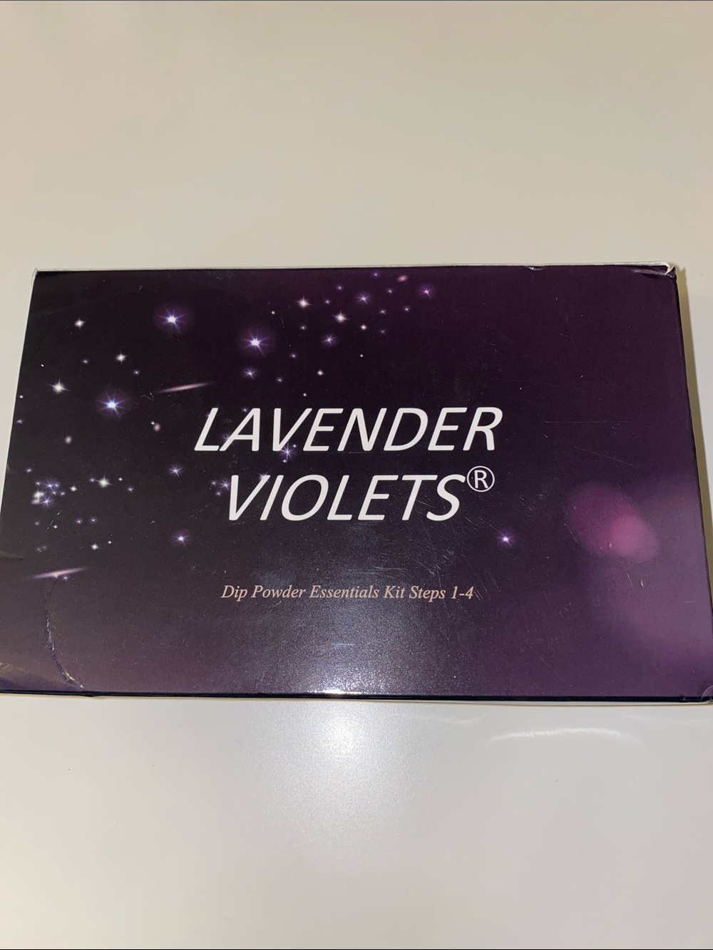 Lavender Violets Dip Powder Essentials Kit Steps 1-4